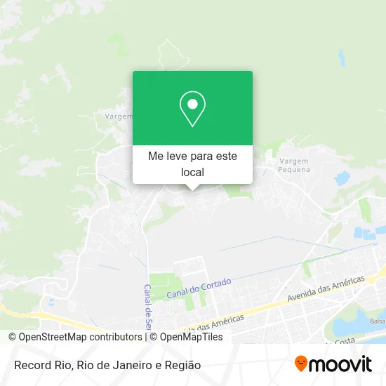 Record Rio mapa