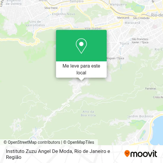 Instituto Zuzu Angel De Moda mapa
