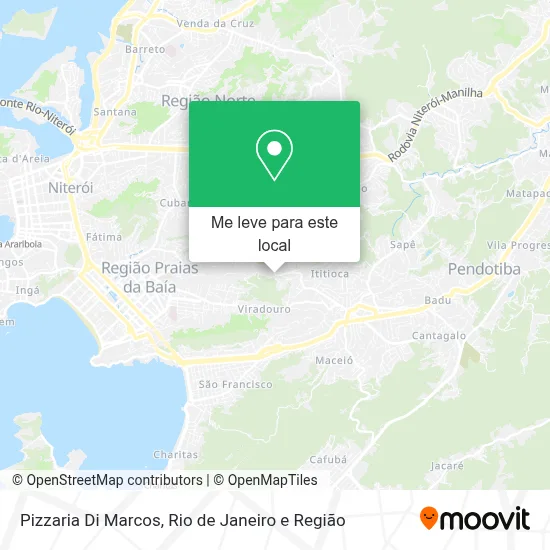 Pizzaria Di Marcos mapa