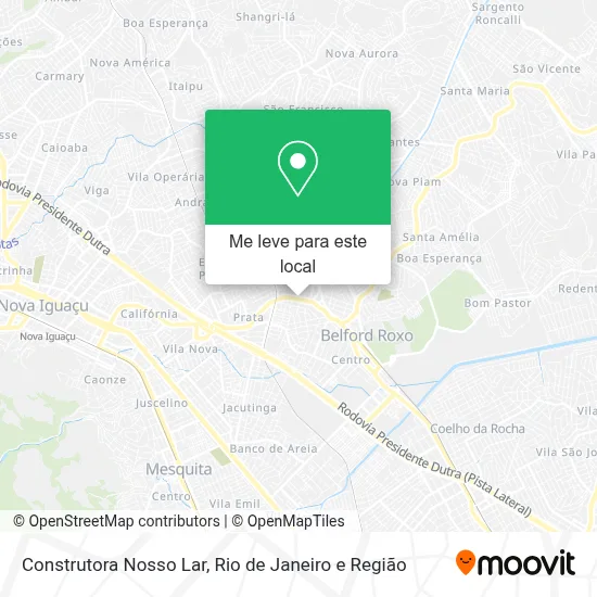Construtora Nosso Lar mapa
