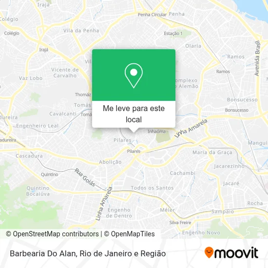Barbearia Do Alan mapa