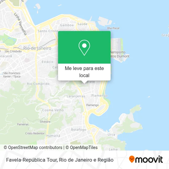 Favela-República Tour mapa