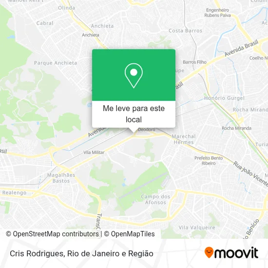Cris Rodrigues mapa