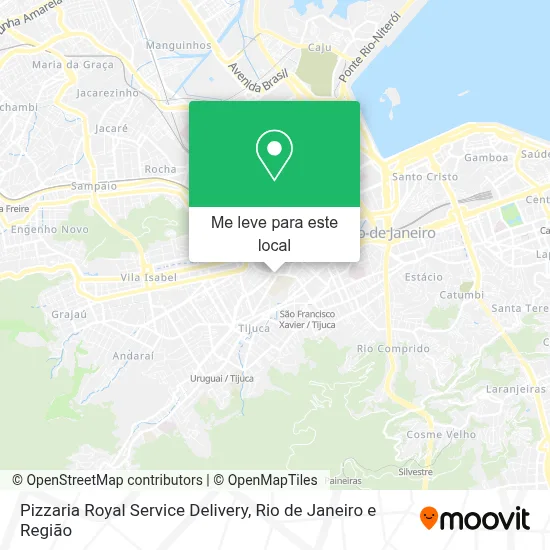 Pizzaria Royal Service Delivery mapa