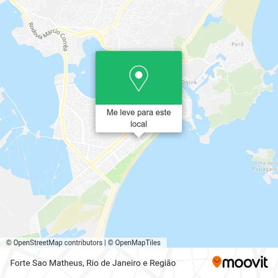 Forte Sao Matheus mapa
