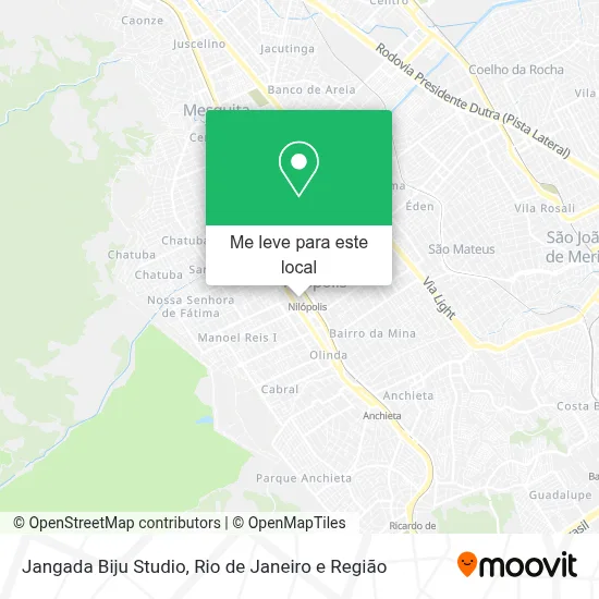 Jangada Biju Studio mapa