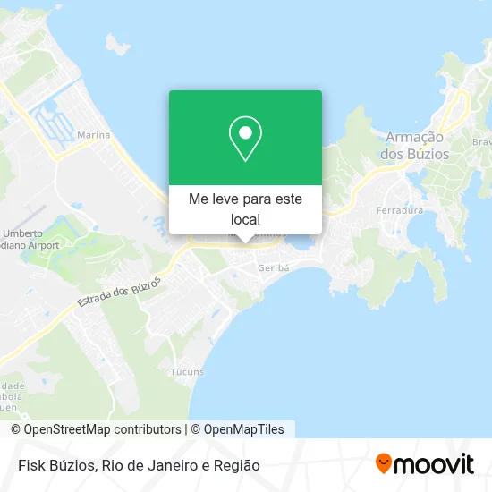 Fisk Búzios mapa
