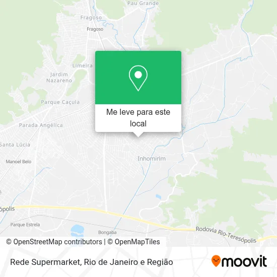 Rede Supermarket mapa