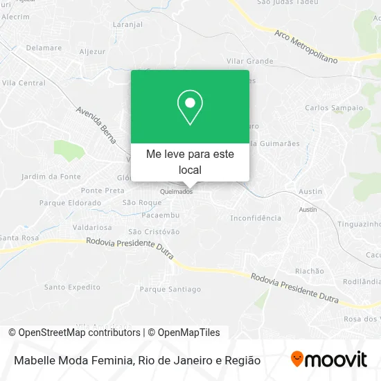 Mabelle Moda Feminia mapa