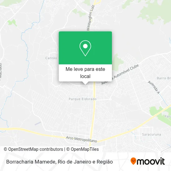 Borracharia Mamede mapa