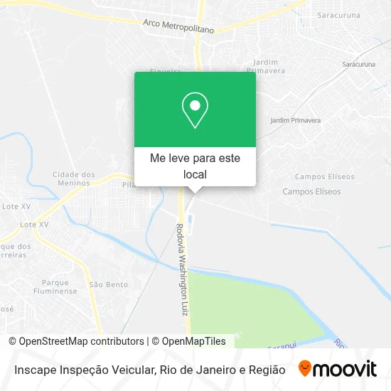 Inscape Inspeção Veicular mapa