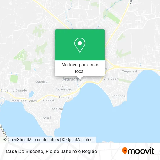 Casa Do Biscoito mapa