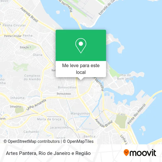 Artes Pantera mapa