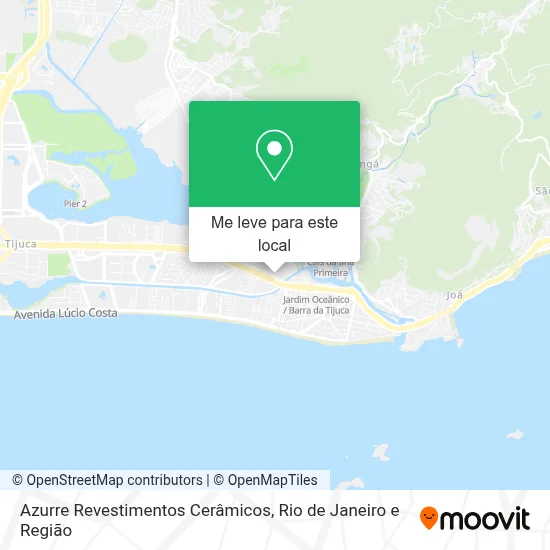 Azurre Revestimentos Cerâmicos mapa