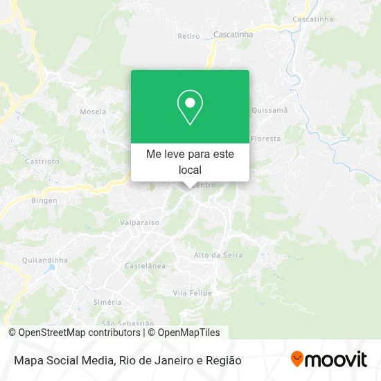 Mapa Social Media mapa