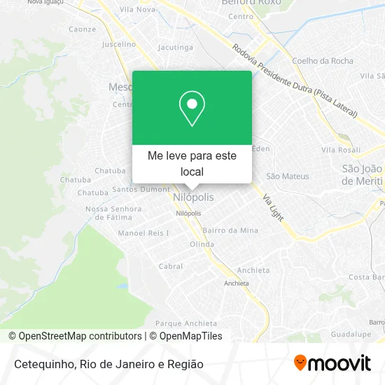 Cetequinho mapa