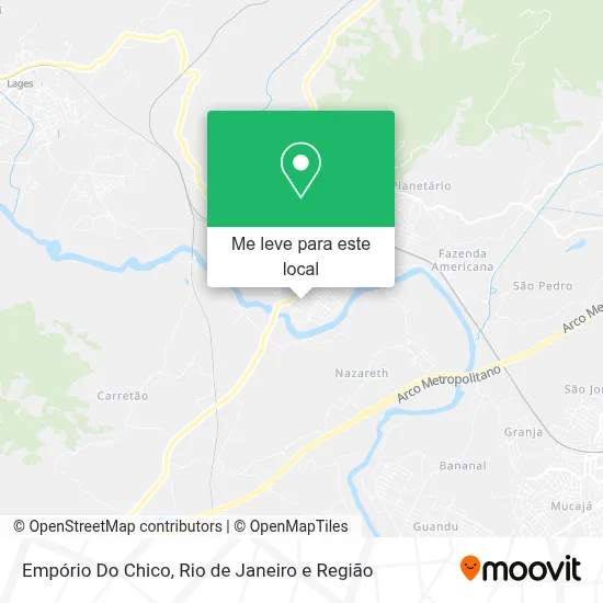Empório Do Chico mapa