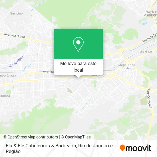 Ela & Ele Cabeleriros & Barbearia mapa
