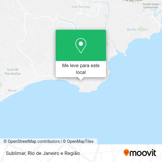 Sublimar mapa