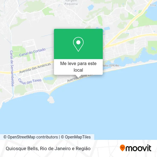 Quiosque Bells mapa