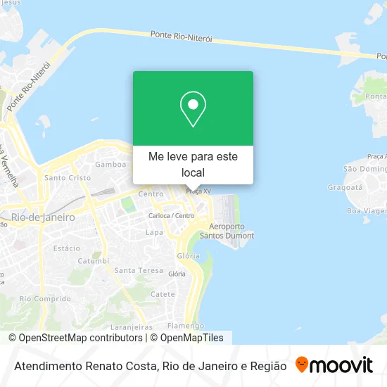 Atendimento Renato Costa mapa