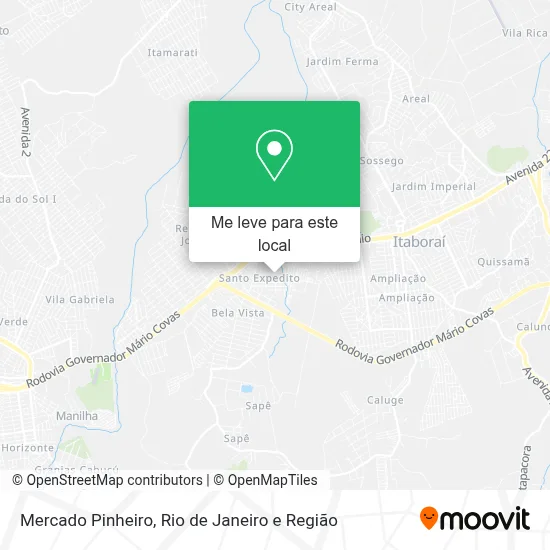 Mercado Pinheiro mapa