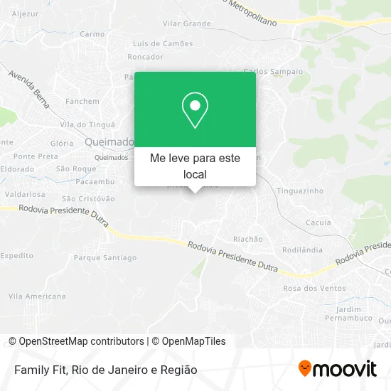 Family Fit mapa
