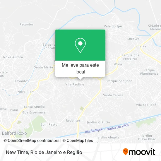 New Time mapa