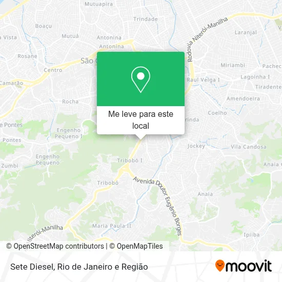 Sete Diesel mapa