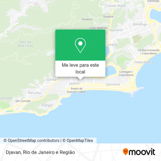 Djavan mapa