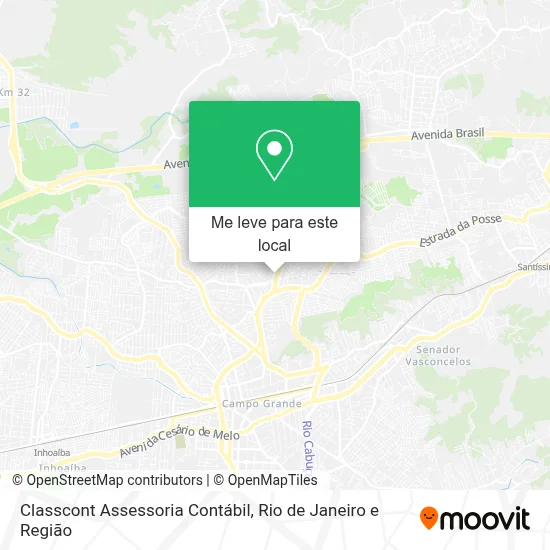 Classcont Assessoria Contábil mapa