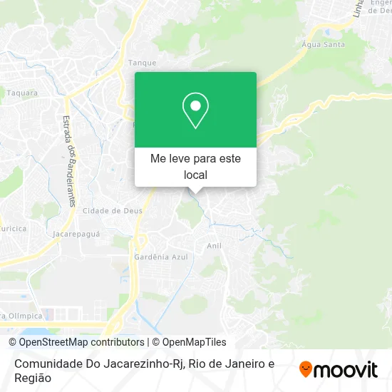 Comunidade Do Jacarezinho-Rj mapa