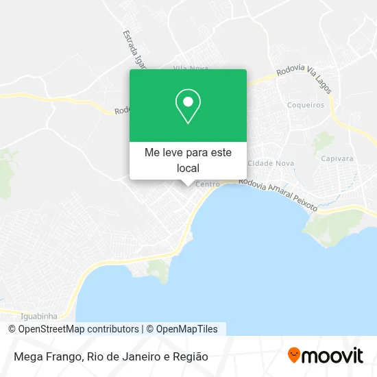 Mega Frango mapa