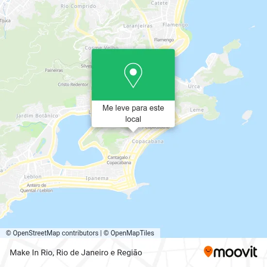 Make In Rio mapa