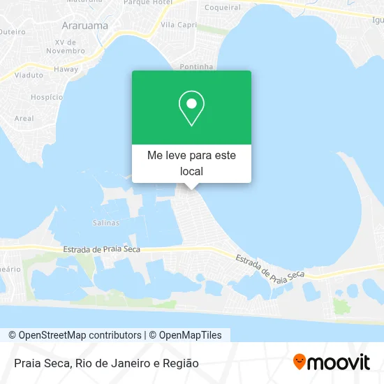 Praia Seca mapa
