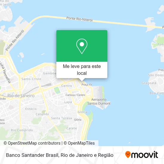Banco Santander Brasil mapa