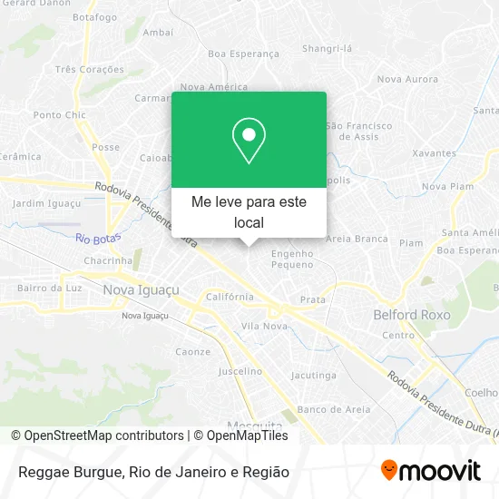 Reggae Burgue mapa
