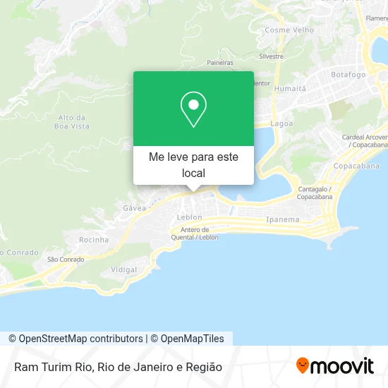 Ram Turim Rio mapa