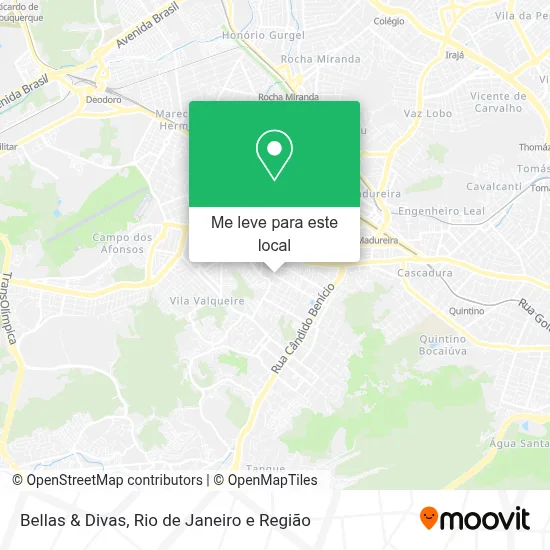 Bellas & Divas mapa