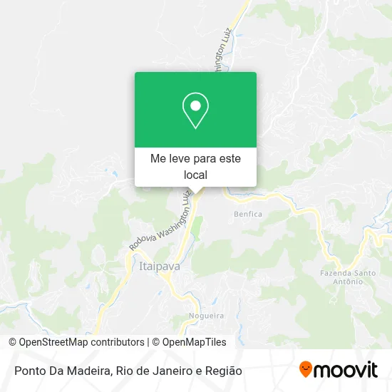 Ponto Da Madeira mapa