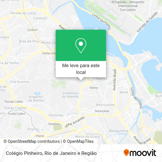 Colégio Pinheiro mapa