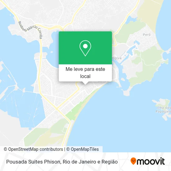 Pousada Suites Phison mapa