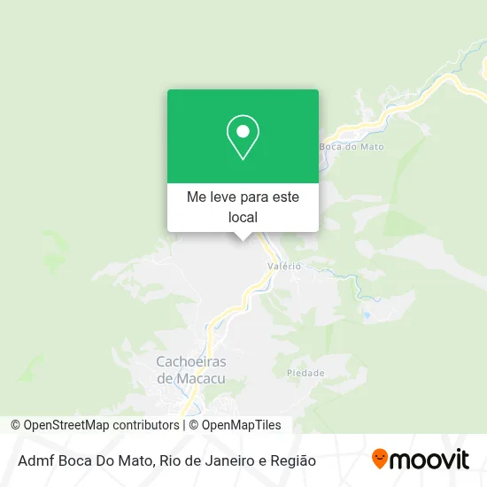 Admf Boca Do Mato mapa