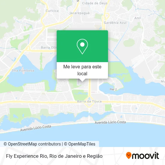 Fly Experience Rio mapa