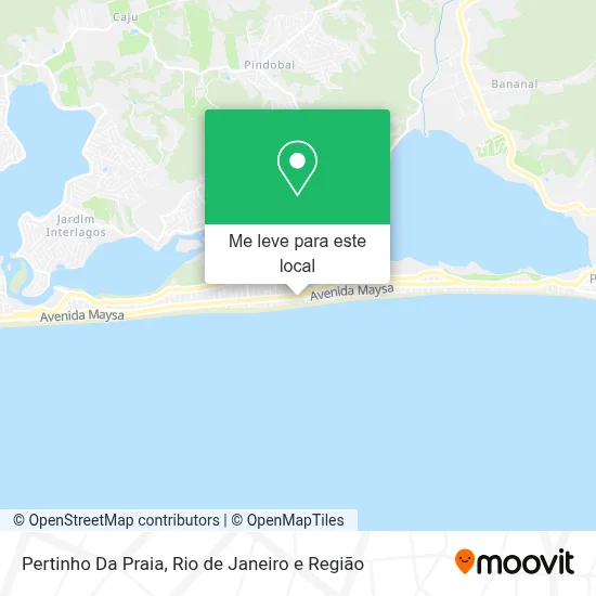 Pertinho Da Praia mapa