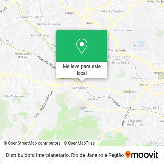 Distribuidora Interplanetario mapa