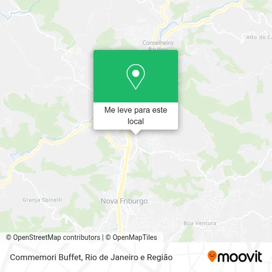 Commemori Buffet mapa