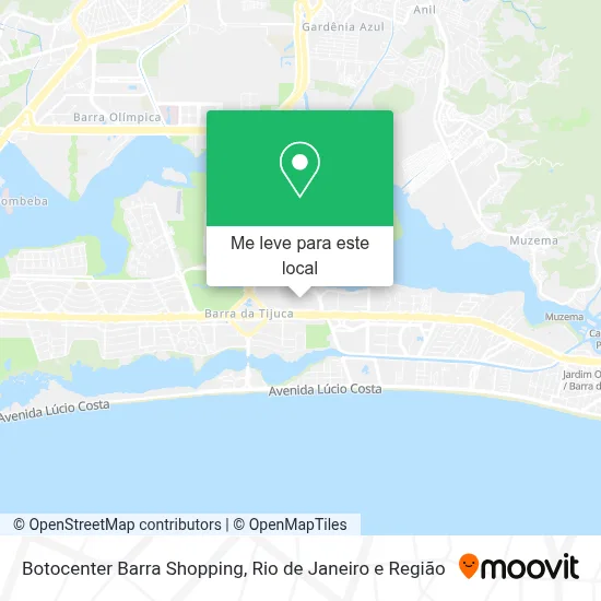 Botocenter Barra Shopping mapa