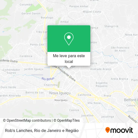 Rob's Lanches mapa
