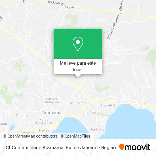 Cf Contabilidade Araruama mapa